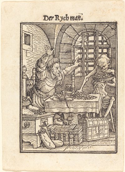 Bogaty człowiek autorstwa Hans Holbein der Jüngere