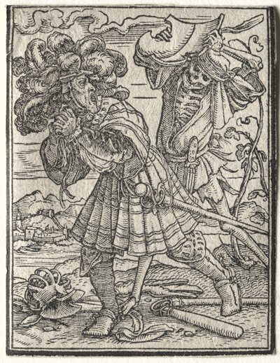 Taniec śmierci: Hrabia autorstwa Hans Holbein the Younger