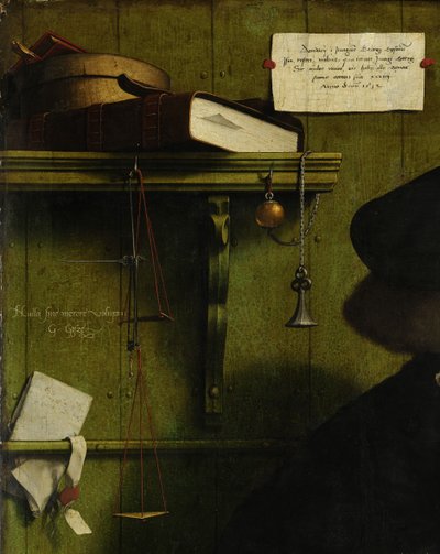 Kupiec Georg Gisze Detal, 1532 autorstwa Hans Holbein der Jüngere