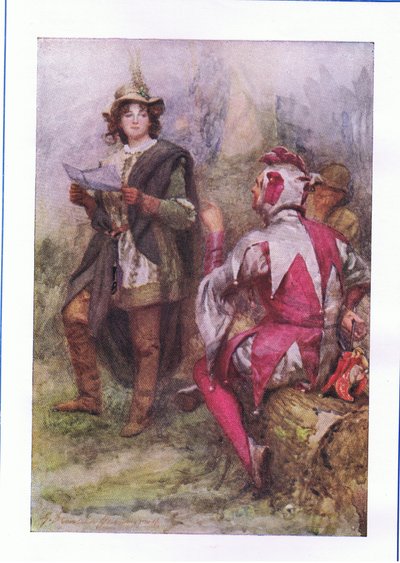 Drzewo wydaje złe owoce (tak jak ci się podoba), z The Complete Works of Shakespeare opublikowanej przez George Harrap & Co Ltd, 1920 autorstwa Hans Holbein der Jüngere