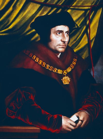 Thomas More, angielski mąż stanu, uczony i święty, ok. 1527 r. autorstwa Hans Holbein der Jüngere