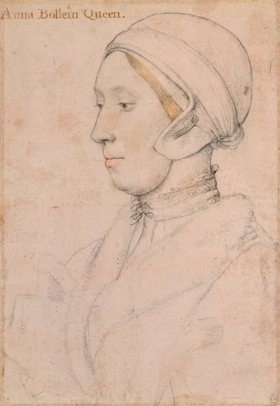Nieznana Lady Anna Boleyn, 1536 autorstwa Hans Holbein der Jüngere