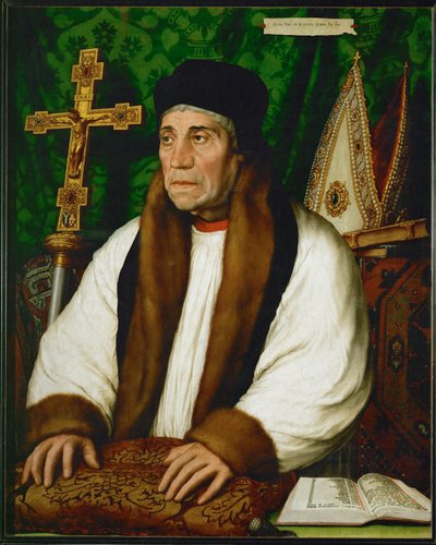 William Warham, arcybiskup Canterbury ... autorstwa Hans Holbein the Younger