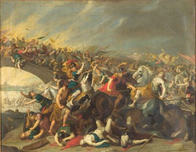 Walcz z Amazonkami autorstwa Hans I Jordaens