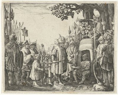 Aleksander Wielki i Diogenes autorstwa Hans Janssen