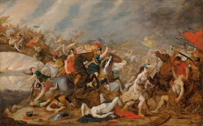 Bitwa Amazonek autorstwa Hans Jordaens III