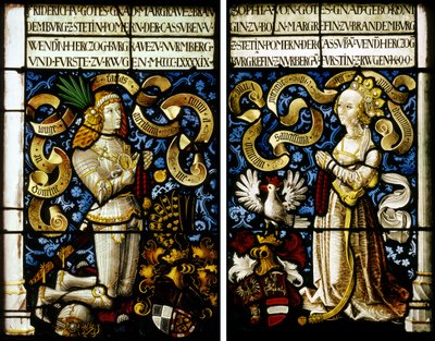 margrabia Fryderyk brandenburski-Ansbach 1460–1536 i jego żona Zofia Jagiellonka 1464–1512, 149 autorstwa Hans Kamberger