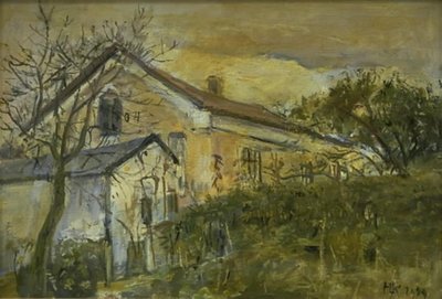 Dom zgromadzeń w Slagslunde autorstwa Hans Knudsen