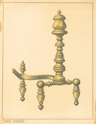 andiron autorstwa Hans Korsch