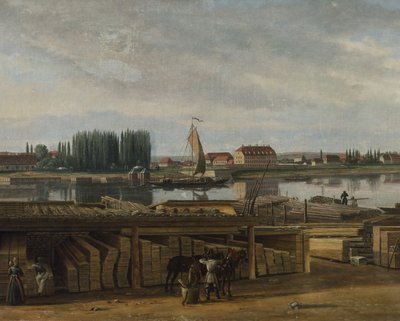 Z okolic Drezna, ok. 1829-30 (olej na płótnie) autorstwa Hans Leganger Reusch