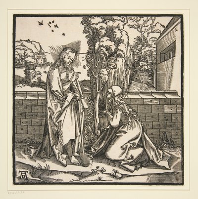 Chrystus i Magdalena autorstwa Hans Leonard Schaufelein