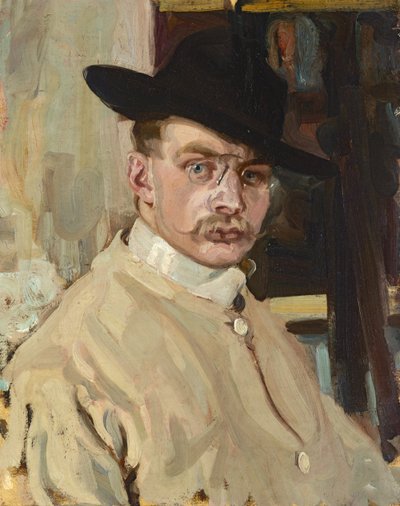 autoportret autorstwa Hans Lesker