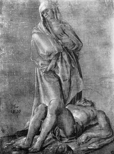 „Dziewica i martwy Chrystus”, 1913. autorstwa Hans Leu The Younger