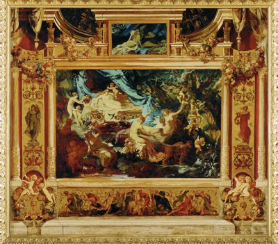 Sen nocy letniej ... (obraz na płótnie) autorstwa Hans Makart
