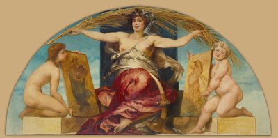Alegoria malarstwa religijnego i profanum autorstwa Hans Makart