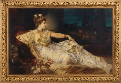 Charlotte Wolter (1834-1897) jako "Messalina" w "Arria i Messalina" Adolfa von Wilbrandta autorstwa Hans Makart