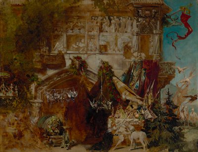 Zamek myśliwski autorstwa Hans Makart