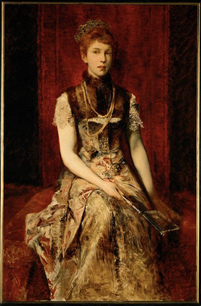 Dora Fournier-Gabillon ... (obraz na drewnie) autorstwa Hans Makart