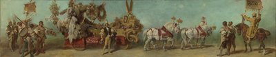 Projekt parady z 1879 roku – Przemysł odzieżowy autorstwa Hans Makart