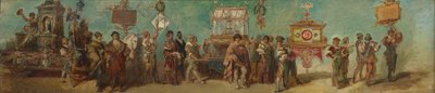 Projekt pochodu świątecznego z 1879 roku - Garncarze i szklarze autorstwa Hans Makart