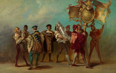 Projekt pochodu uroczystego z 1879 roku - rytownicy i odlewnicy brązu autorstwa Hans Makart