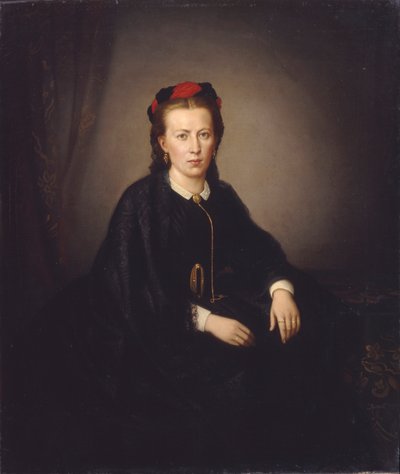 Portret kobiety autorstwa Hans Makart