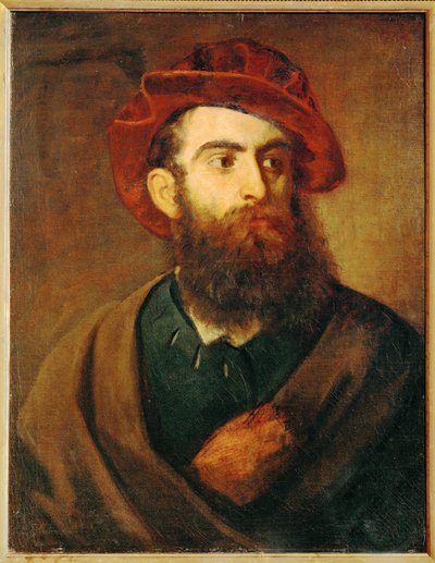 Autoportret ... (obraz na płótnie) autorstwa Hans Makart