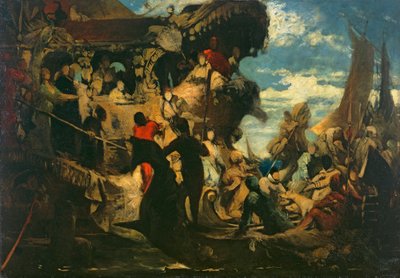 Venedig składa hołd Caterinie Cornaro autorstwa Hans Makart