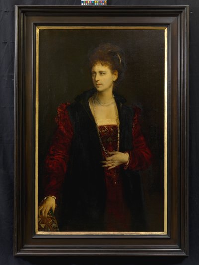 Zerline Gabillon, z domu Würzburg (1834–1892), aktorka autorstwa Hans Makart