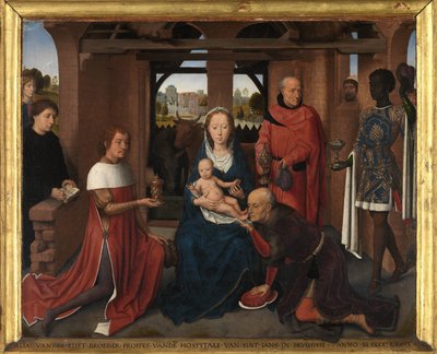 Panel centralny Tryptyku Jana Floreinsa autorstwa Hans Memling