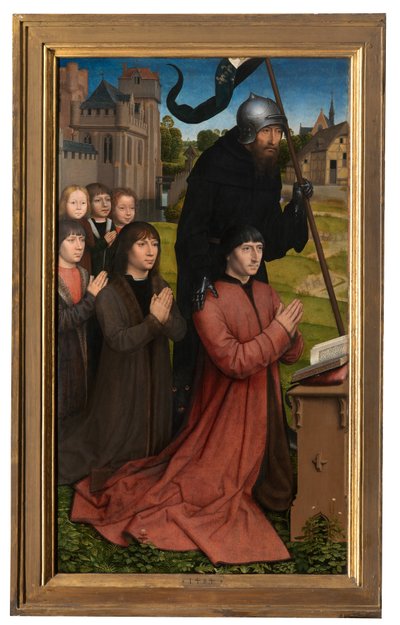 Fragment tryptyku Willema Moreela autorstwa Hans Memling
