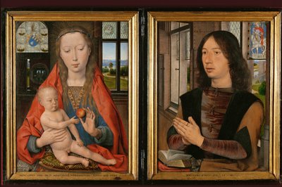Dyptyk Maartena van Nieuwenhove (obraz na dębowych panelach) autorstwa Hans Memling