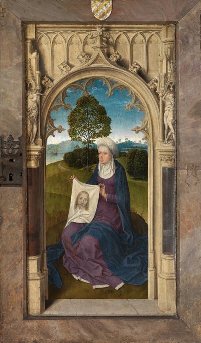 Zewnętrzna płycina Tryptyku Jana Floreinsa autorstwa Hans Memling