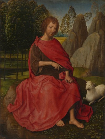 Jan Chrzciciel
(na odwrocie: czaszka) autorstwa Hans Memling