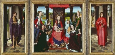 Dziewica z Dzieciątkiem i świętymi (Tryptyk Donne