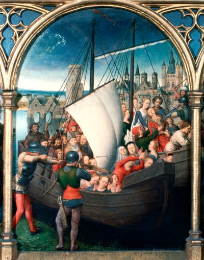 Sanktuarium św. Urszuli, męczeństwo, 1489 autorstwa Hans Memling