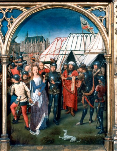 Sanktuarium św. Urszuli, męczeństwo w Kolonii, 1489 autorstwa Hans Memling