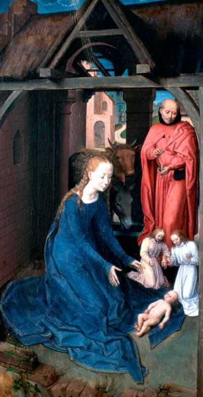 Tryptyk Jana Floraina, detal, 1479 autorstwa Hans Memling