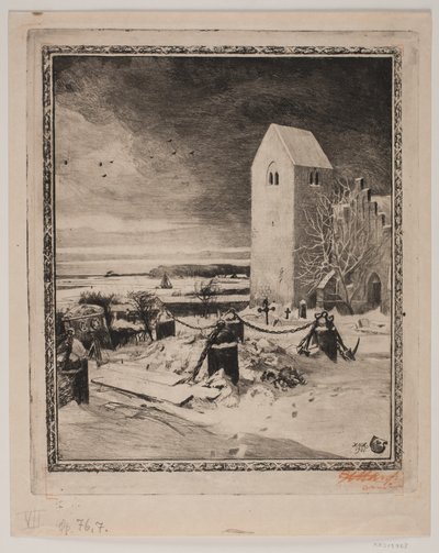 Wysoko na gałęzi. MY. Cmentarz autorstwa Hans Nikolaj Hansen