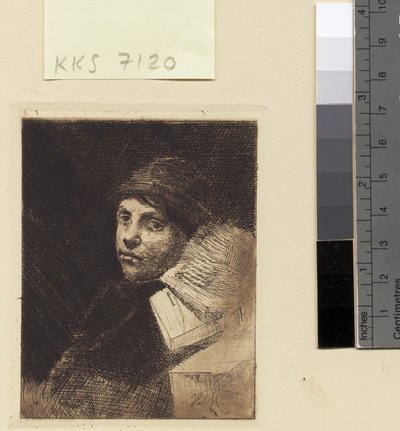 Portret młodego mężczyzny autorstwa Hans Nikolaj Hansen