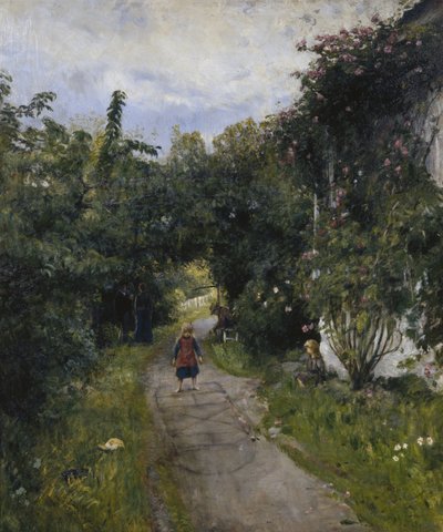 Gra w klasy, Paradis (olej na płótnie) autorstwa Hans Olaf Heyerdahl