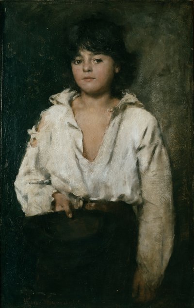 włoski chłopiec autorstwa Hans Olaf Heyerdahl