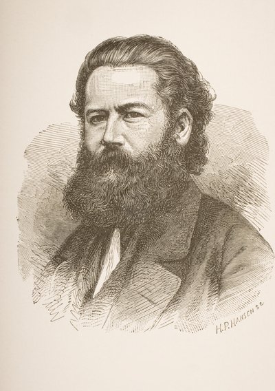 Henrik Ibsen (1828-1906) ok.1858 autorstwa Hans Peter Hansen