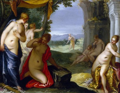 Diana i Akteon autorstwa Hans Rottenhammer