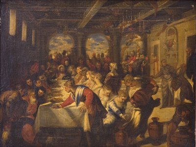 Małżeństwo w Kana autorstwa Hans Rottenhammer