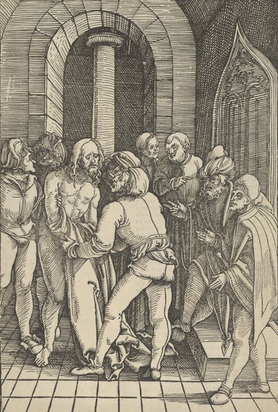 Chrystus obnażony ze zwierciadła męki Pana naszego Jezusa Chrystusa, 1507. autorstwa Hans Schäufelein the Elder