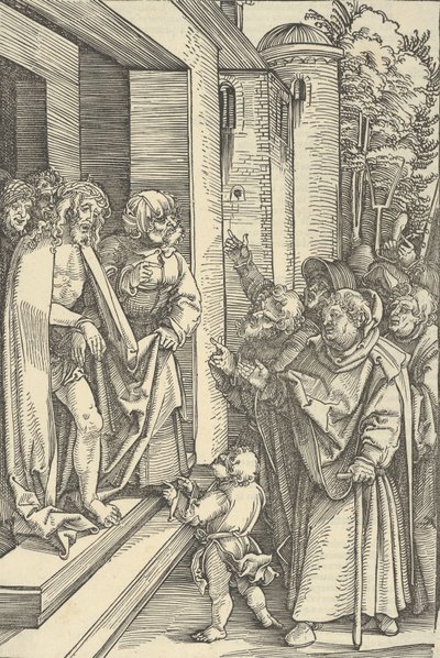 Oto Człowiek ze Zwierciadła Męki Pana naszego Jezusa Chrystusa, 1507 autorstwa Hans Schäufelein the Elder