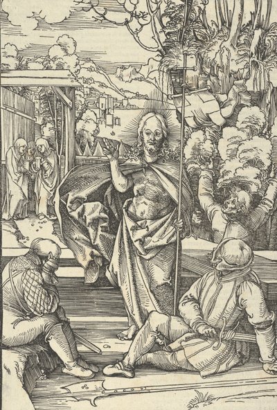 Zmartwychwstanie ze zwierciadła męki Pana naszego Jezusa Chrystusa, 1507. autorstwa Hans Schäufelein the Elder