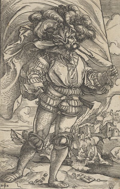 Chorąży, ca. 1515. autorstwa Hans Schäufelein the Elder