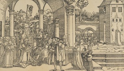 Historia Estery. autorstwa Hans Schäufelein the Elder